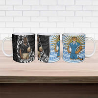 New Zealand Argentina Rugby Ceramic Mug 2025 Los Pumas All Black Together LT14 - Polynesian Pride