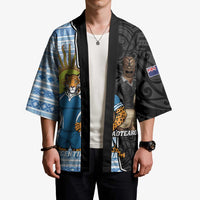 New Zealand Argentina Rugby Custom Kimono 2025 Los Pumas All Black Together - Polynesian Pride