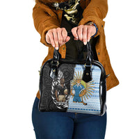 New Zealand Argentina Rugby Shoulder Handbag 2025 Los Pumas All Black Together - Polynesian Pride