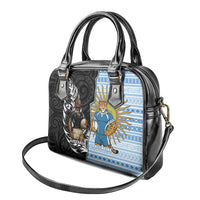 New Zealand Argentina Rugby Shoulder Handbag 2025 Los Pumas All Black Together - Polynesian Pride