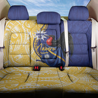 Nauru Angam Day Back Car Seat Cover Naoero Frigatebird With Flag Proud
