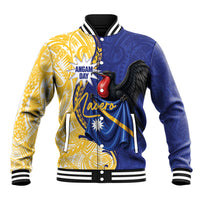 Personalised Nauru Angam Day Baseball Jacket Naoero Frigatebird With Flag Proud