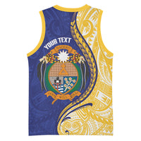 Personalised Nauru Angam Day Basketball Jersey Naoero Frigatebird With Flag Proud