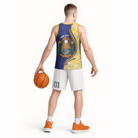 Personalised Nauru Angam Day Basketball Jersey Naoero Frigatebird With Flag Proud