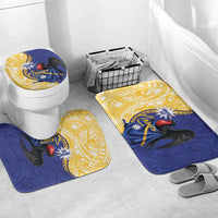 Nauru Angam Day Bathroom Set Naoero Frigatebird With Flag Proud