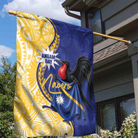 Nauru Angam Day Garden Flag Naoero Frigatebird With Flag Proud