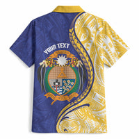 Personalised Nauru Angam Day Hawaiian Shirt Naoero Frigatebird With Flag Proud
