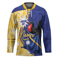 Personalised Nauru Angam Day Hockey Jersey Naoero Frigatebird With Flag Proud