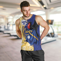 Personalised Nauru Angam Day Men Tank Top Naoero Frigatebird With Flag Proud