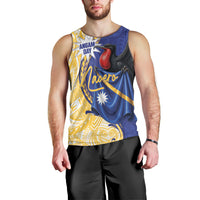 Personalised Nauru Angam Day Men Tank Top Naoero Frigatebird With Flag Proud