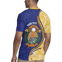 Personalised Nauru Angam Day Rugby Jersey Naoero Frigatebird With Flag Proud