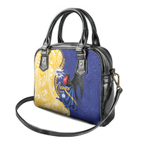 Nauru Angam Day Shoulder Handbag Naoero Frigatebird With Flag Proud