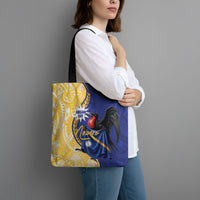 Nauru Angam Day Tote Bag Naoero Frigatebird With Flag Proud