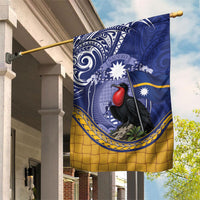 Magnificent Frigatebird Nauru Garden Flag Pandanus Weaving Polynesian Pattern