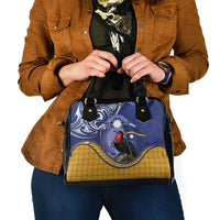 Magnificent Frigatebird Nauru Shoulder Handbag Pandanus Weaving Polynesian Pattern