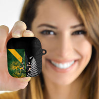 New Zealand and South Africa Rugby AirPods Case Ultimate Rivalry All Black Springboks