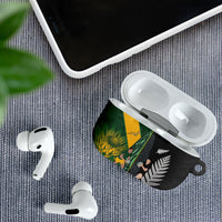 New Zealand and South Africa Rugby AirPods Case Ultimate Rivalry All Black Springboks