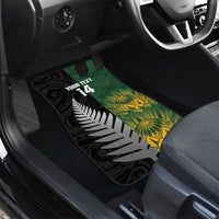 New Zealand and South Africa Rugby Custom Car Mats Ultimate Rivalry All Black Springboks