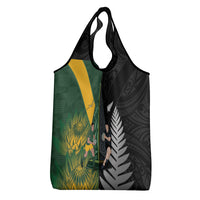 New Zealand and South Africa Rugby Grocery Bag Ultimate Rivalry All Black Springboks