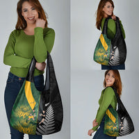 New Zealand and South Africa Rugby Grocery Bag Ultimate Rivalry All Black Springboks