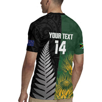 New Zealand and South Africa Rugby Custom Rugby Jersey Ultimate Rivalry All Black Springboks
