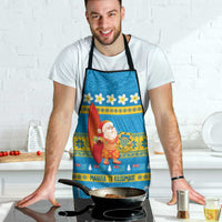 Tuvalu Christmas Apron Cute Santa Manuia te Kilisimasi - Polynesian Pride
