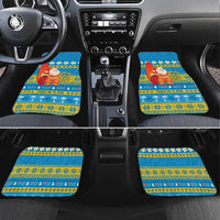 Tuvalu Christmas Car Mats Cute Santa Manuia te Kilisimasi - Polynesian Pride