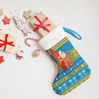 Tuvalu Christmas Stocking Cute Santa Manuia te Kilisimasi - Polynesian Pride