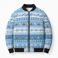 FSM Christmas Bomber Puffer Jacket Merry Xmas Federated States of Micronesia - Polynesian Pride
