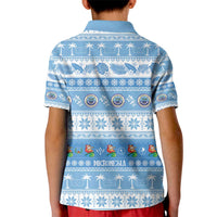 FSM Christmas Kid Polo Shirt Merry Xmas Federated States of Micronesia - Polynesian Pride