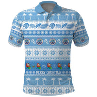 FSM Christmas Polo Shirt Merry Xmas Federated States of Micronesia - Polynesian Pride