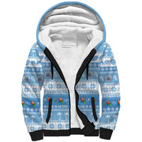 FSM Christmas Sherpa Hoodie Merry Xmas Federated States of Micronesia - Polynesian Pride