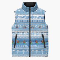 FSM Christmas Sleeveless Puffer Jacket Merry Xmas Federated States of Micronesia - Polynesian Pride