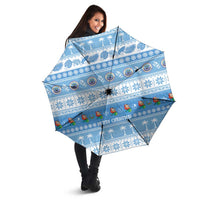 FSM Christmas Umbrella Merry Xmas Federated States of Micronesia - Polynesian Pride