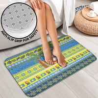 Palau Christmas Bathroom Set Chilling Santa Ungil Kurismas - Polynesian Pride