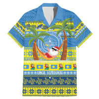 Palau Christmas Family Matching Mermaid Dress and Hawaiian Shirt Chilling Santa Ungil Kurismas - Polynesian Pride