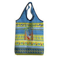 Palau Christmas Grocery Bag Chilling Santa Ungil Kurismas - Polynesian Pride