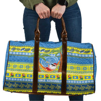 Palau Christmas Travel Bag Chilling Santa Ungil Kurismas - Polynesian Pride
