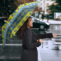 Palau Christmas Umbrella Chilling Santa Ungil Kurismas - Polynesian Pride