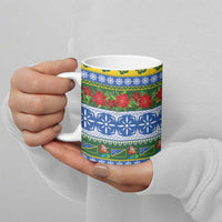 Solomon Islands Christmas Ceramic Mug The Solomons Melanesian Meri Krismas - Polynesian Pride