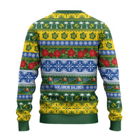 Solomon Islands Christmas Ugly Christmas Sweater The Solomons Melanesian Meri Krismas - Polynesian Pride