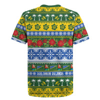 Solomon Islands Christmas Rugby Jersey The Solomons Melanesian Meri Krismas - Polynesian Pride