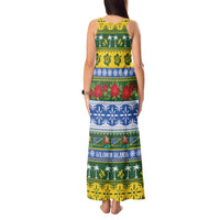 Solomon Islands Christmas Tank Maxi Dress The Solomons Melanesian Meri Krismas - Polynesian Pride