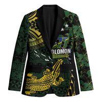 Solomon Islands Blazer 677 Proud Crocodile Melanesian Pattern - Polynesian Pride