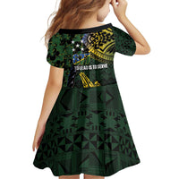 Solomon Islands Family Matching Off Shoulder Short Dress and Hawaiian Shirt 677 Proud Crocodile Melanesian Pattern LT14 - Polynesian Pride