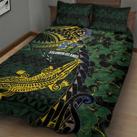 Solomon Islands Quilt Bed Set 677 Proud Crocodile Melanesian Pattern - Polynesian Pride