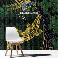 Solomon Islands Window Curtain 677 Proud Crocodile Melanesian Pattern - Polynesian Pride