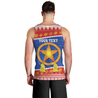 Personalized The Philippines Christmas Men Tank Top Pilipinas Parol - Maligayang Pasko!
