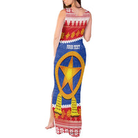 Personalized The Philippines Christmas Tank Maxi Dress Pilipinas Parol - Maligayang Pasko! LT14 - Polynesian Pride
