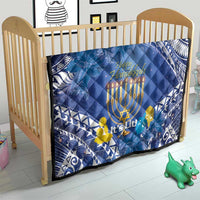 Hanukkah Jewish Festival Quilt It's Lit - Polynesian Pattern